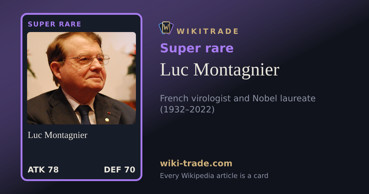 Luc Montagnier — Super rare card