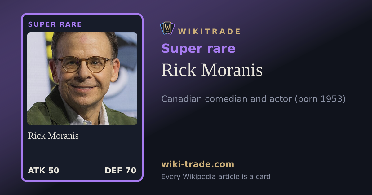 Rick Moranis — Super rare card