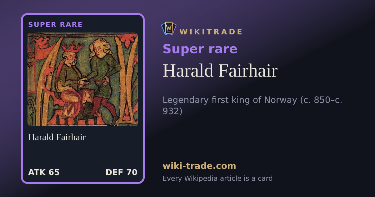 Harald Fairhair — Super rare card