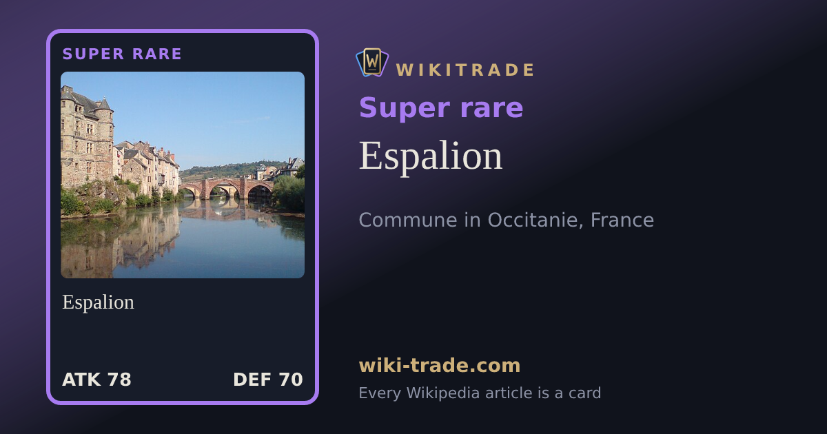Espalion — Super rare card