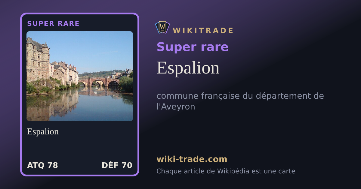 Espalion — carte Super rare