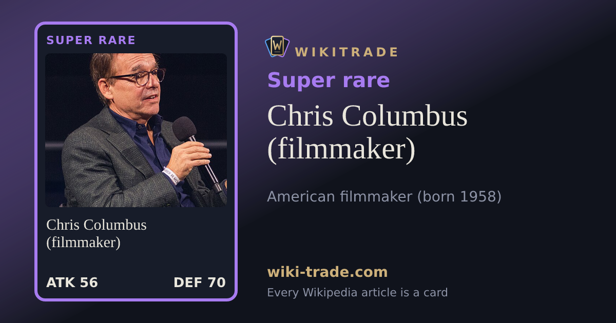 Chris Columbus (filmmaker) — Super rare card