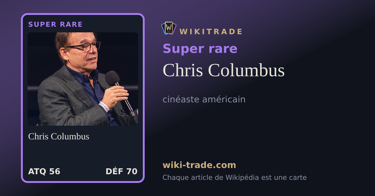 Chris Columbus — carte Super rare