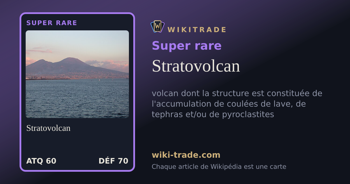 Stratovolcan — carte Super rare