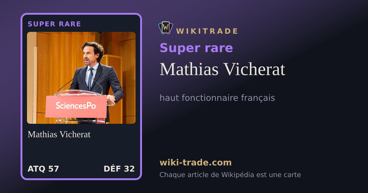 Mathias Vicherat — carte Super rare