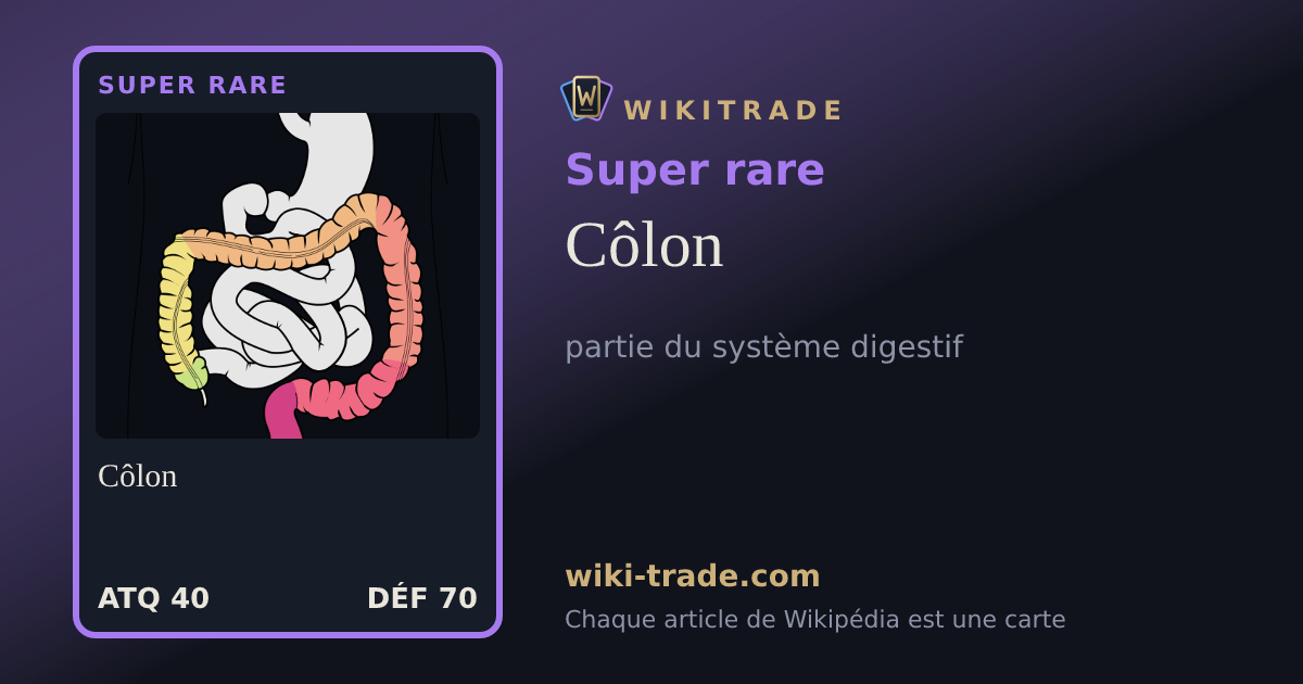 Côlon — carte Super rare