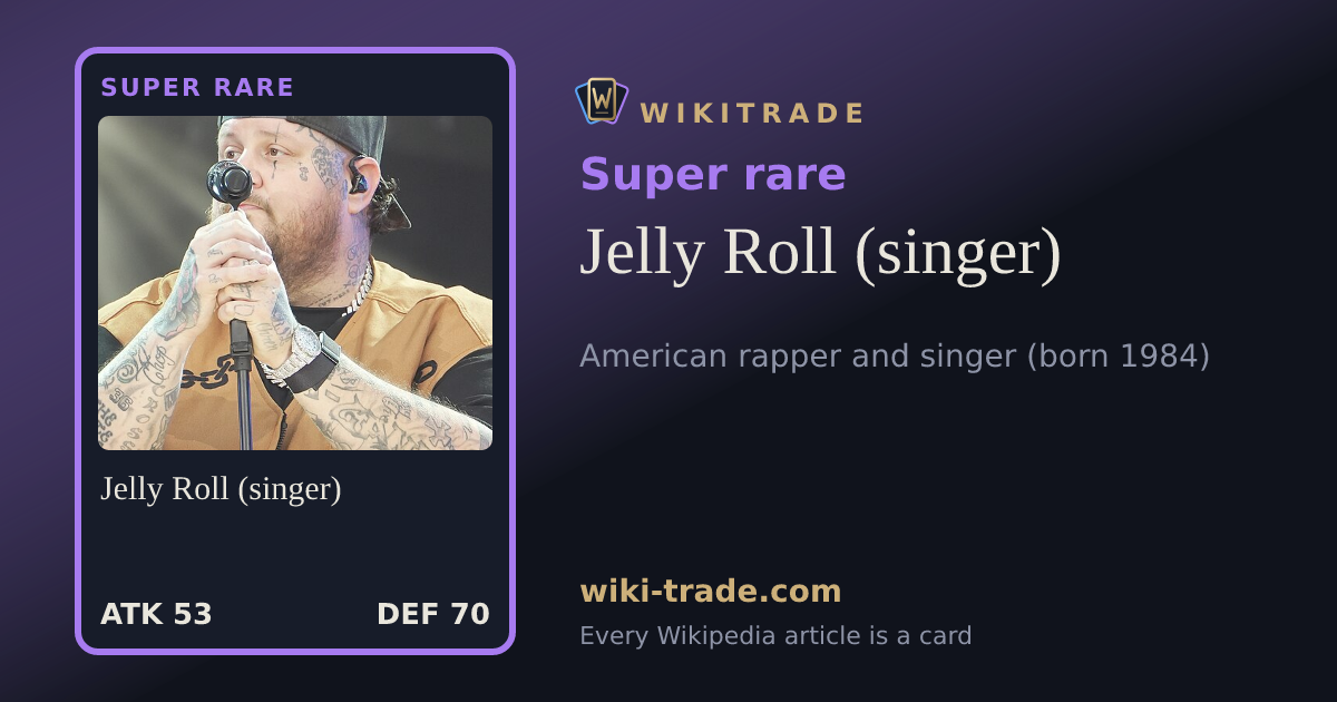 Jelly Roll (singer) — Super rare card