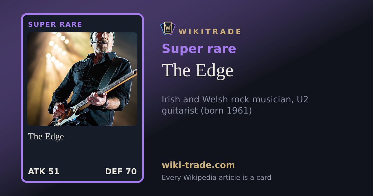 The Edge — Super rare card