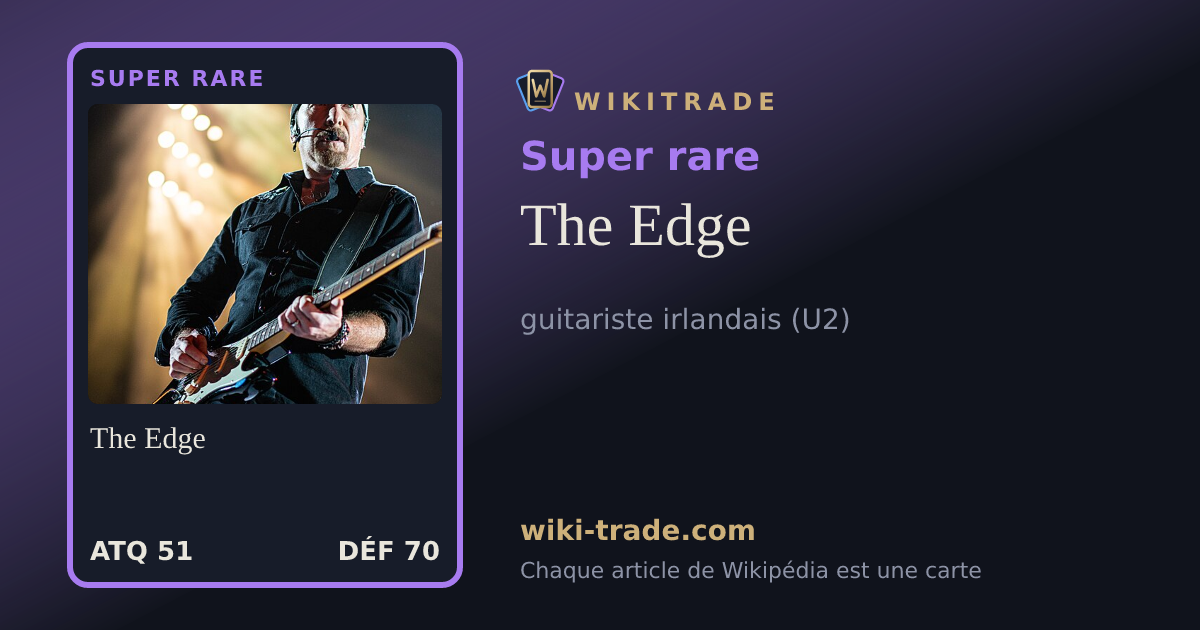 The Edge — carte Super rare