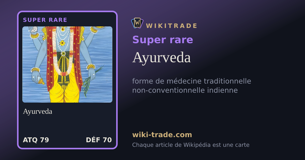 Ayurveda — carte Super rare