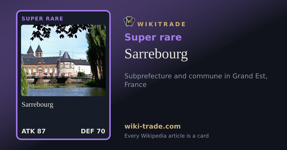Sarrebourg — Super rare card