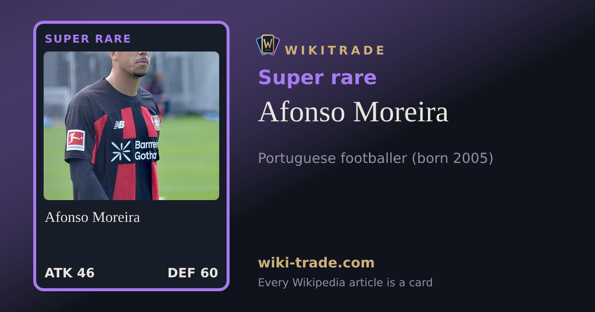 Afonso Moreira — Super rare card