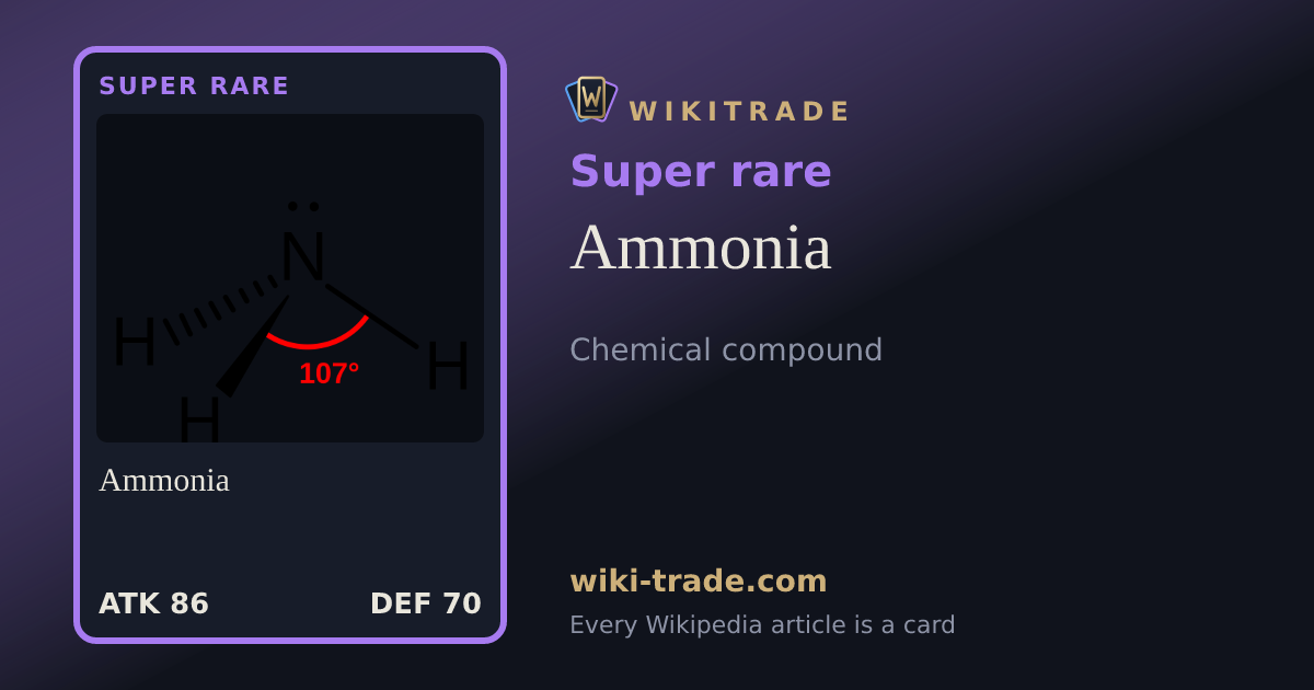 Ammonia — Super rare card