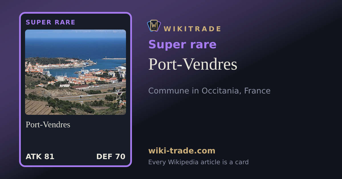 Port-Vendres — Super rare card