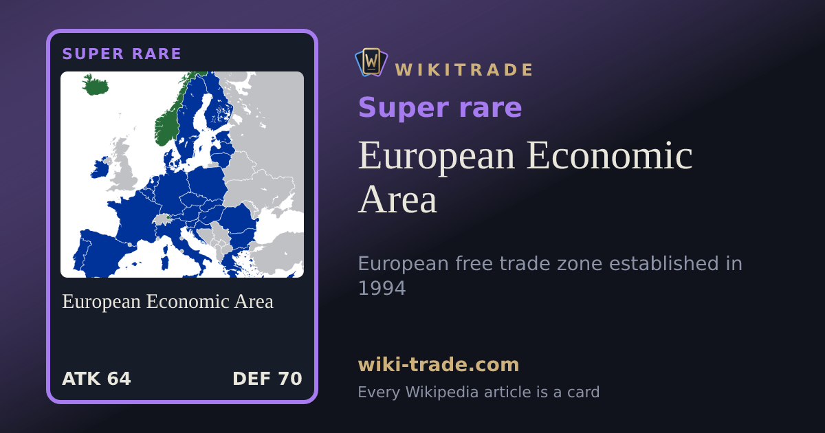 European Economic Area — Super rare card
