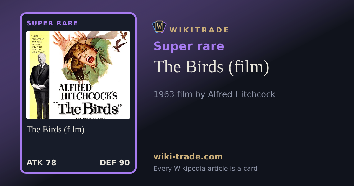 The Birds (film) — Super rare card