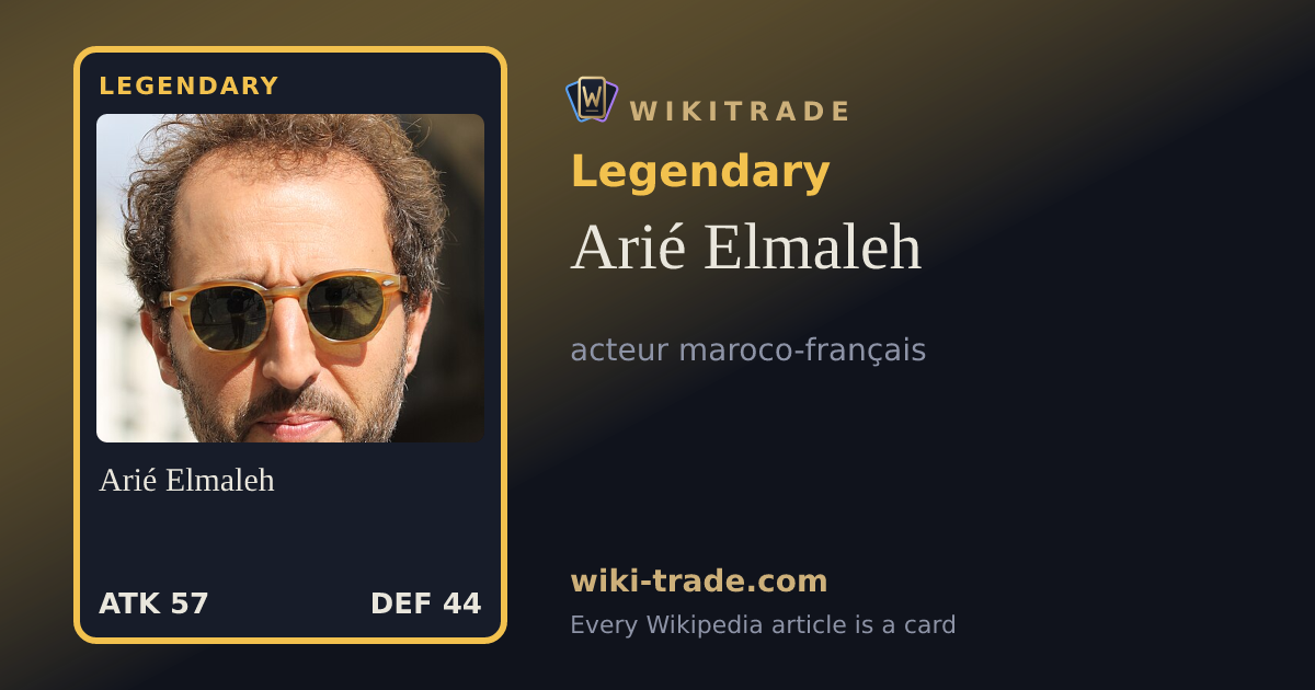 Arié Elmaleh — Legendary card