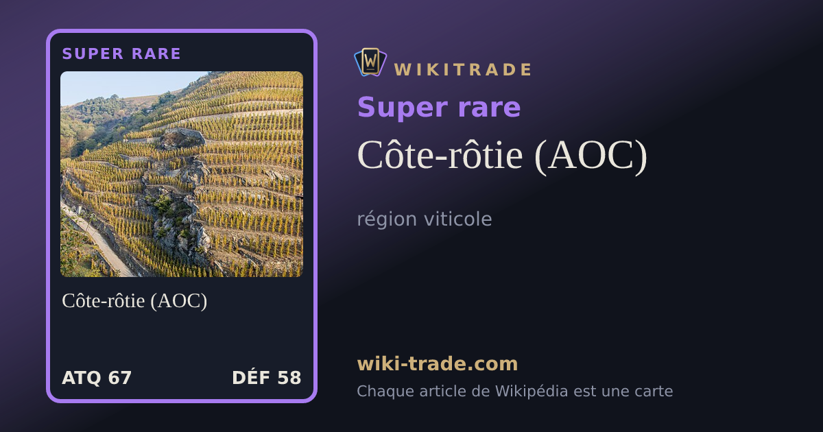 Côte-rôtie (AOC) — carte Super rare