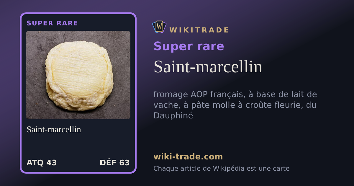 Saint-marcellin — carte Super rare