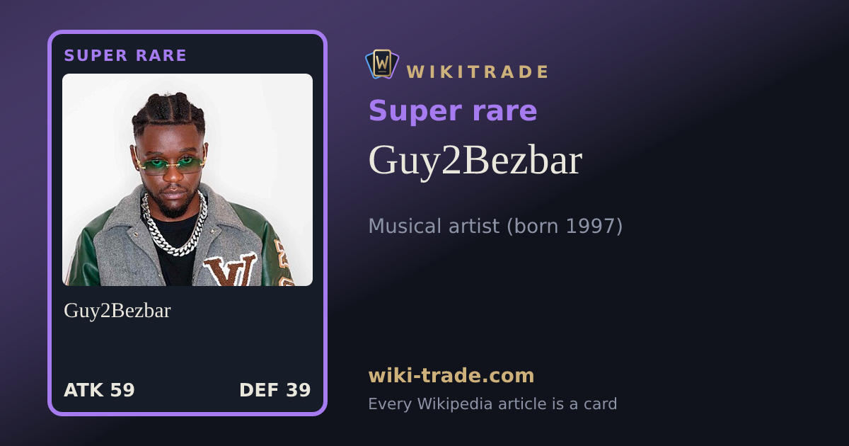 Guy2Bezbar — Super rare card