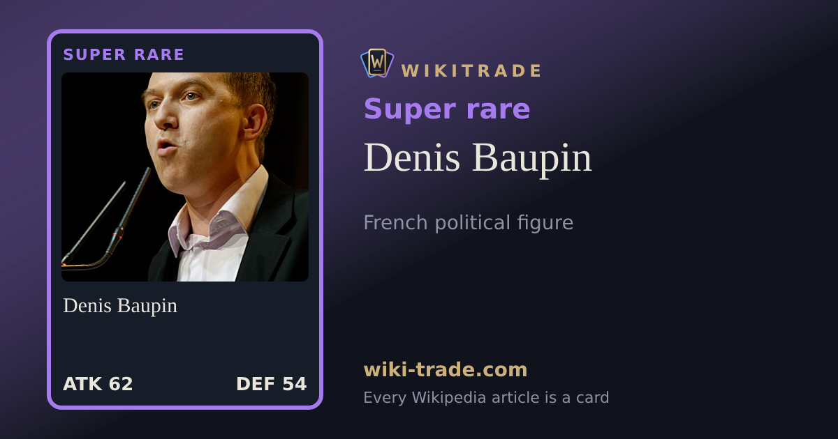 Denis Baupin — Super rare card