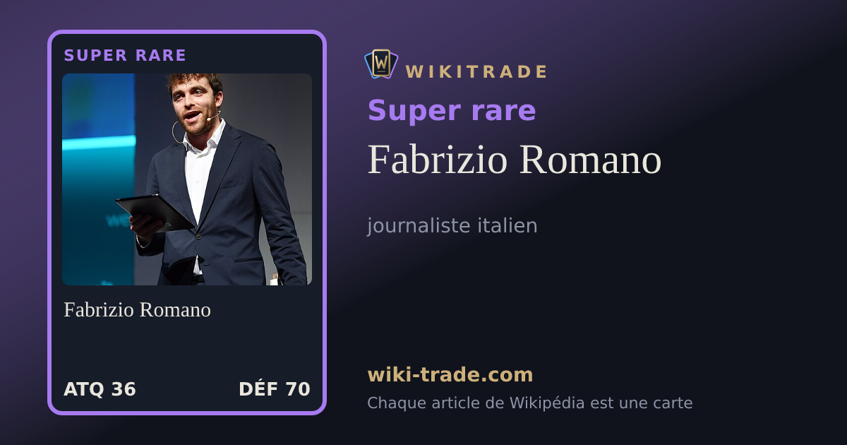 Fabrizio Romano — carte Super rare