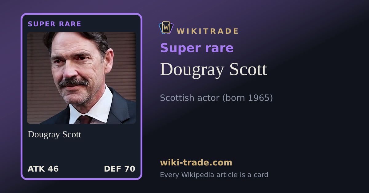 Dougray Scott — Super rare card
