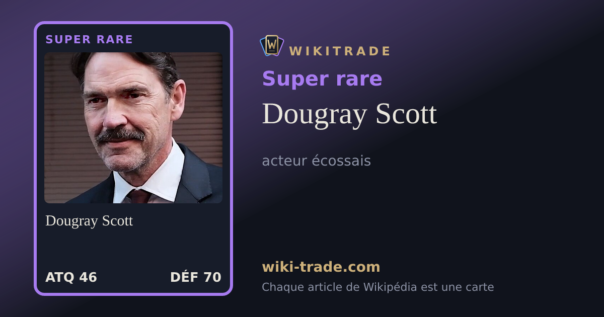 Dougray Scott — carte Super rare