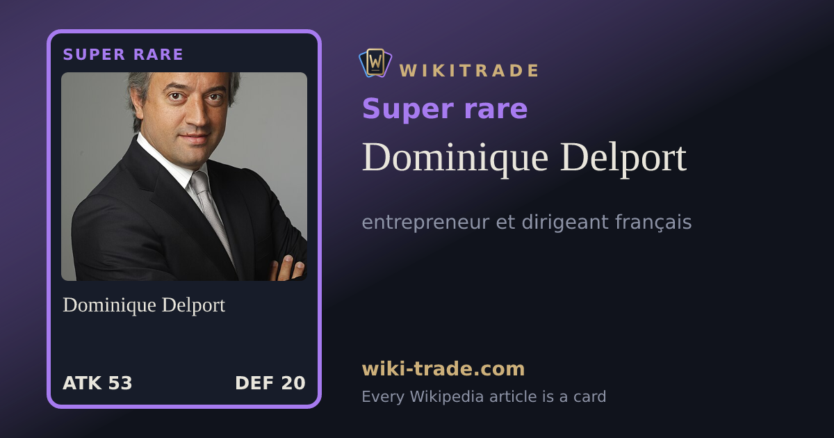 Dominique Delport — Super rare card