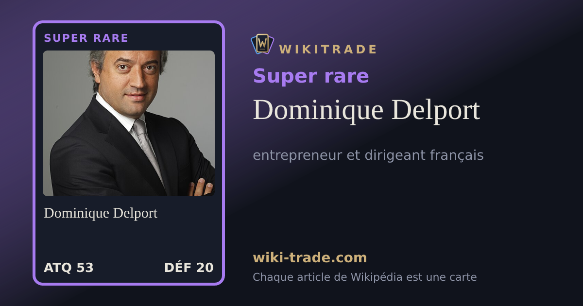 Dominique Delport — carte Super rare