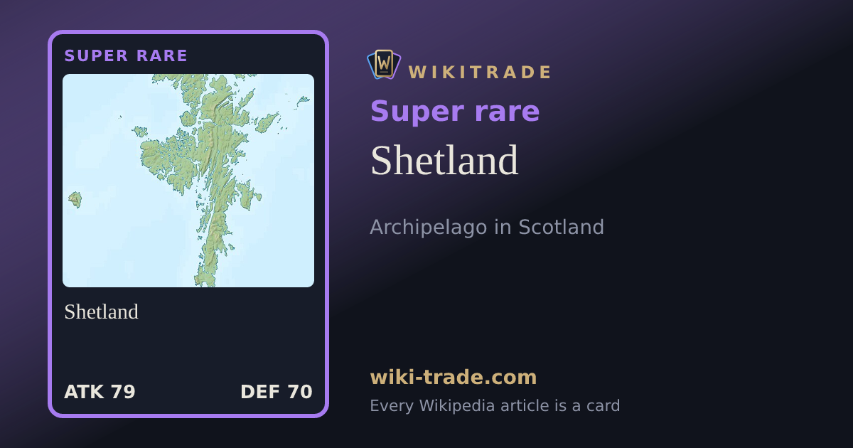 Shetland — Super rare card