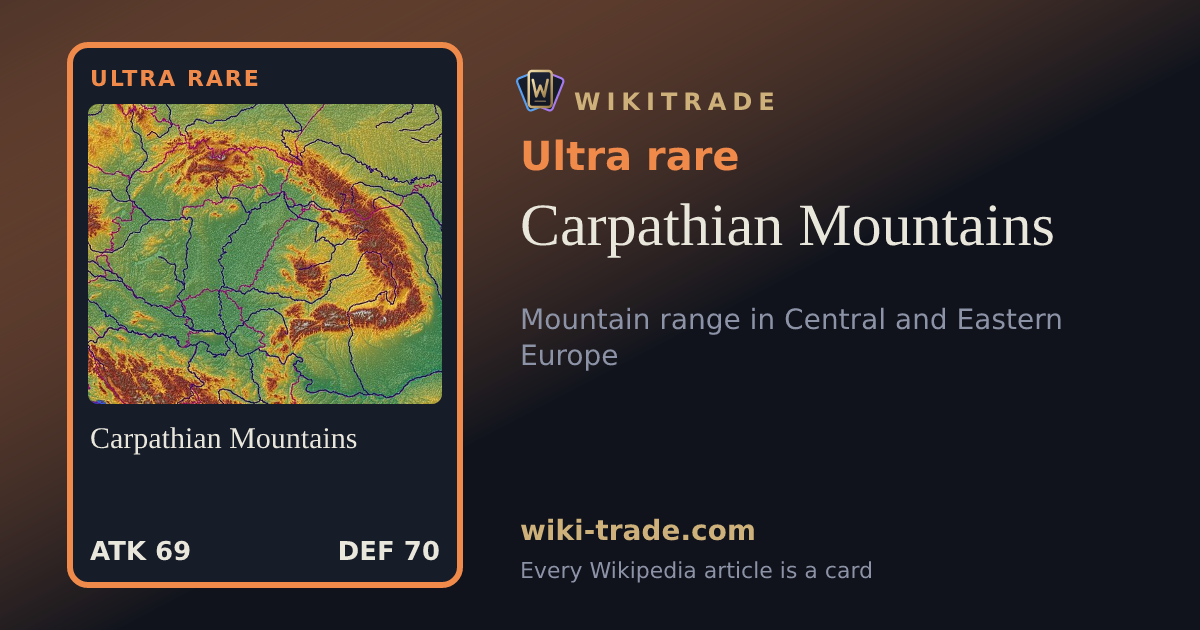 Carpathian Mountains — Ultra rare card