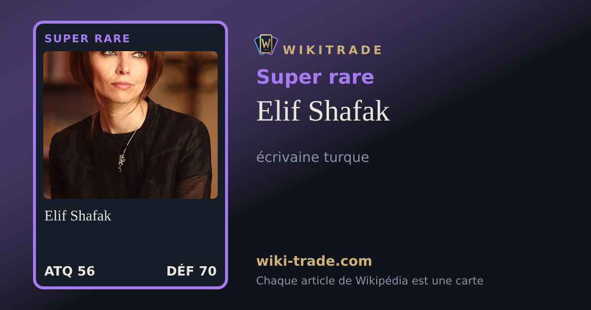 Elif Shafak — carte Super rare