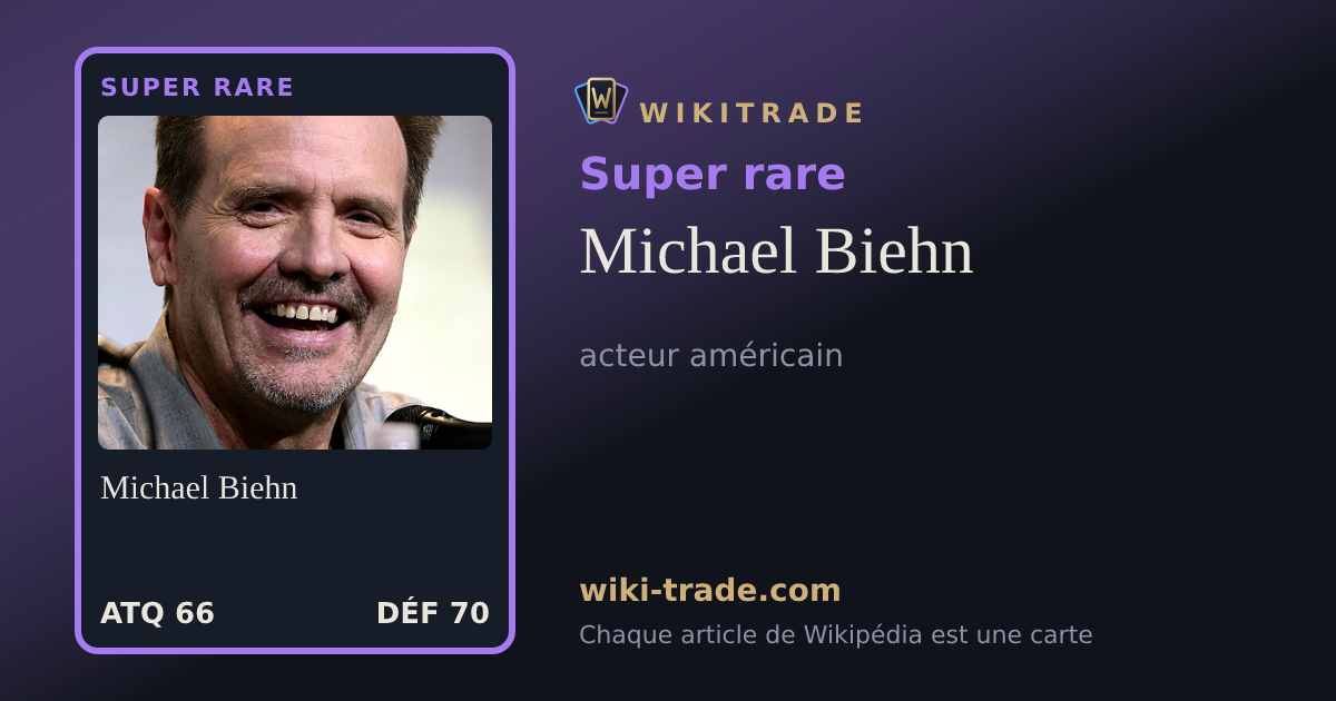 Michael Biehn — carte Super rare
