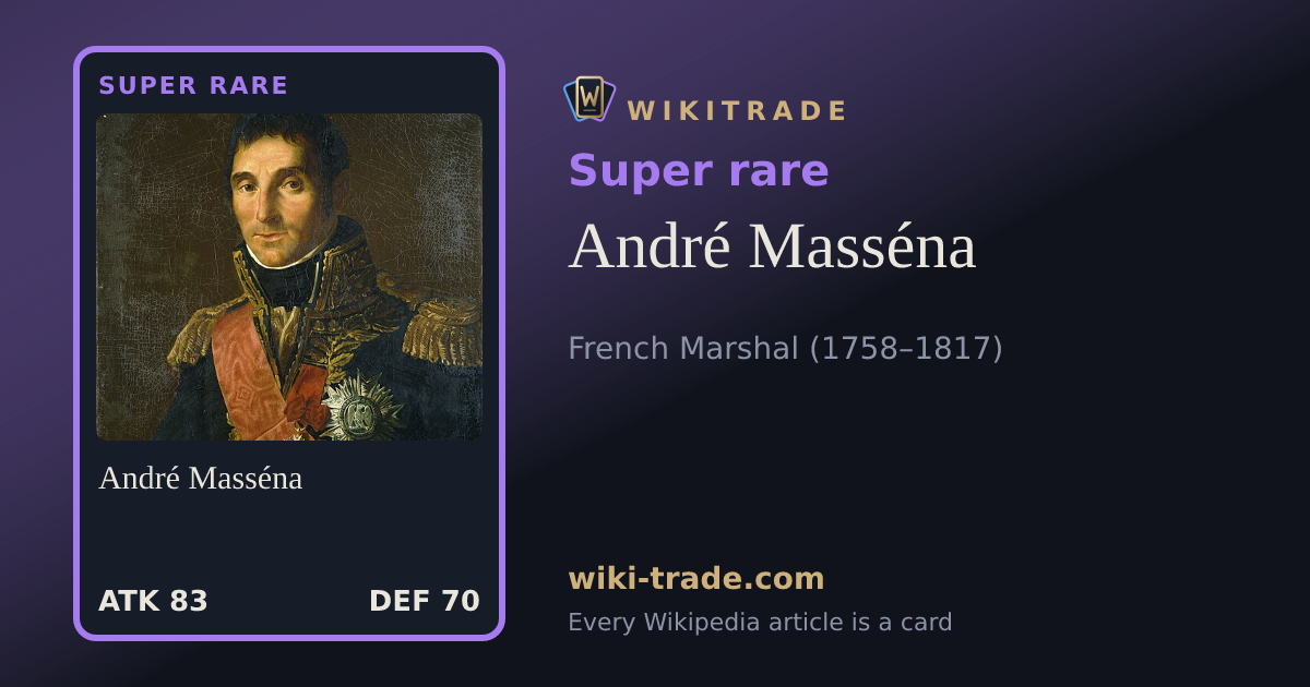 André Masséna — Super rare card