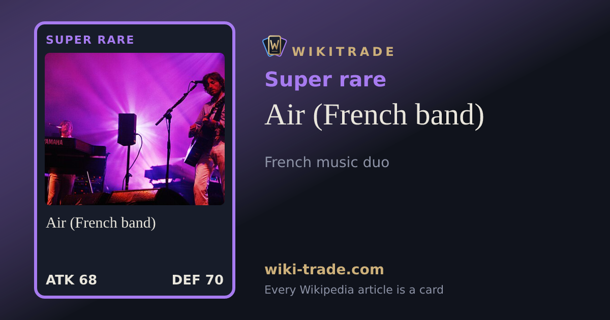 Air (French band) — Super rare card