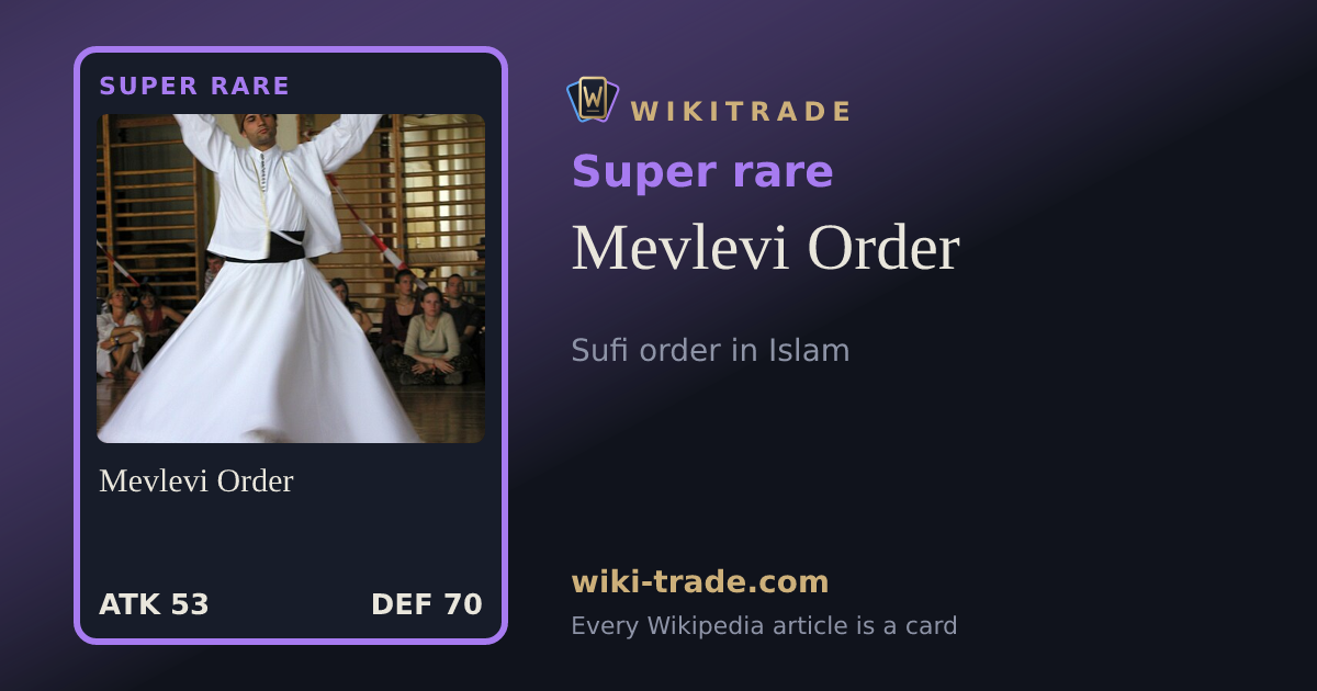 Mevlevi Order — Super rare card