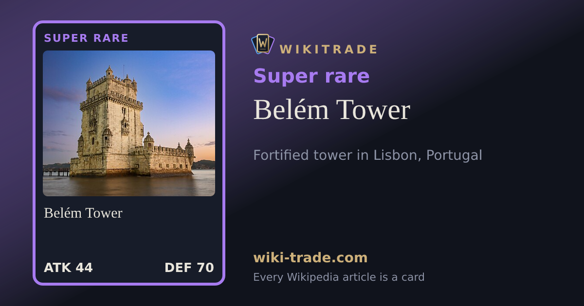 Belém Tower — Super rare card