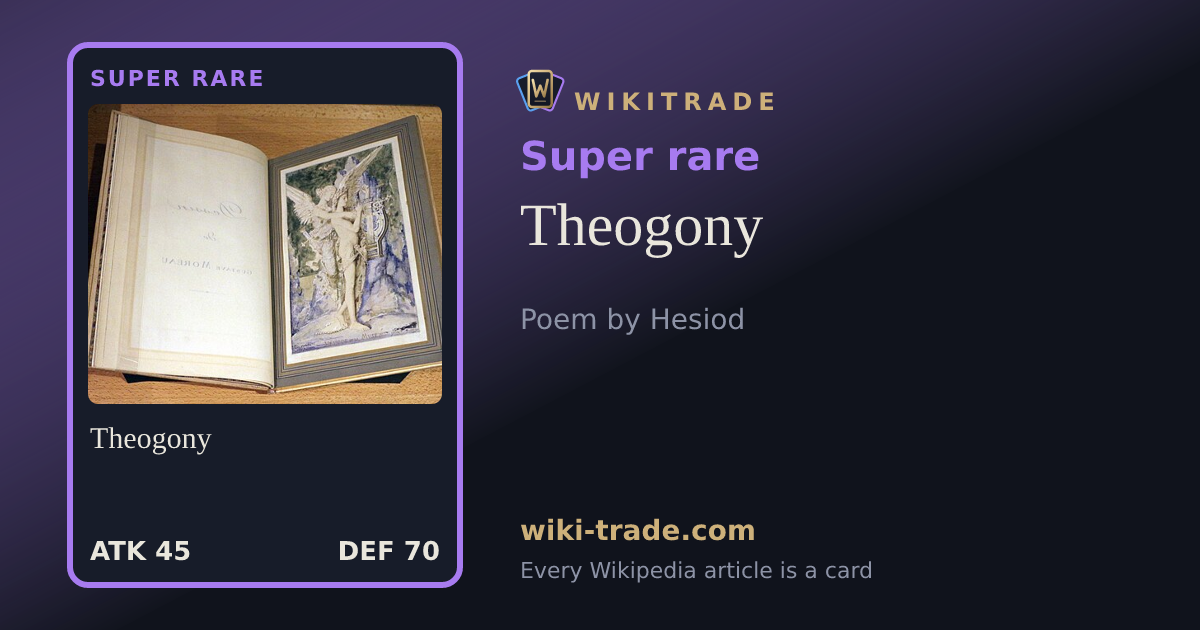 Theogony — Super rare card