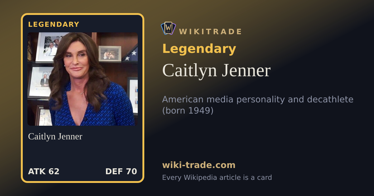 Caitlyn Jenner — Legendary card