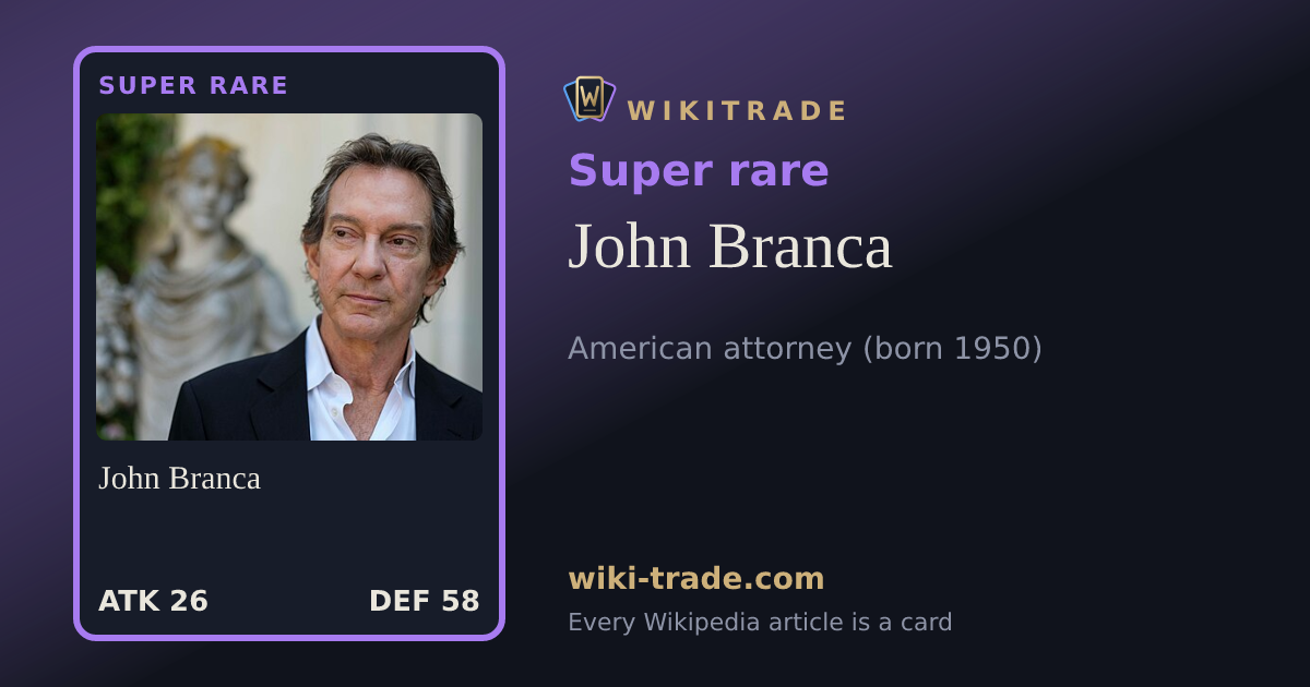 John Branca — Super rare card