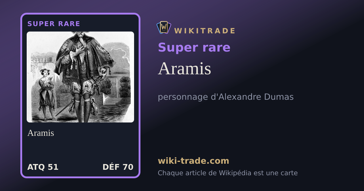 Aramis — carte Super rare