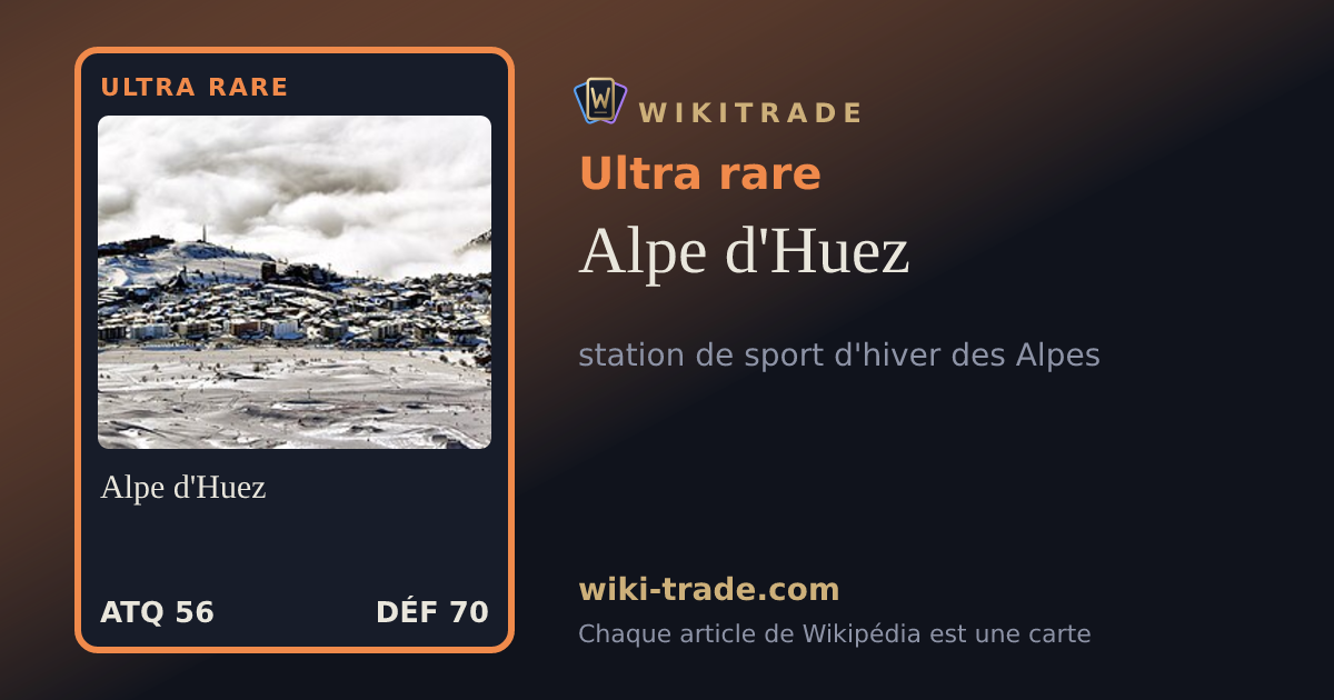 Alpe d'Huez — carte Ultra rare