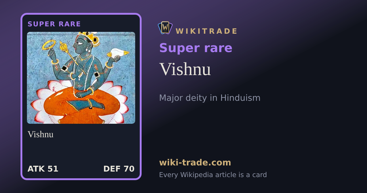 Vishnu — Super rare card