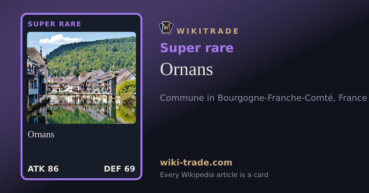 Ornans — Super rare card