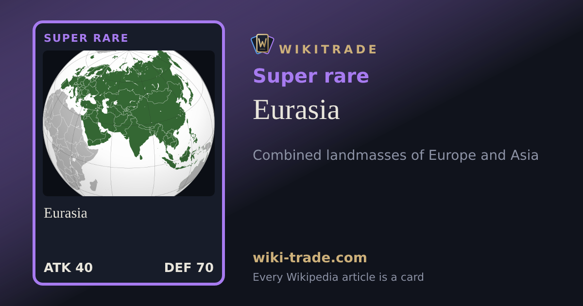 Eurasia — Super rare card