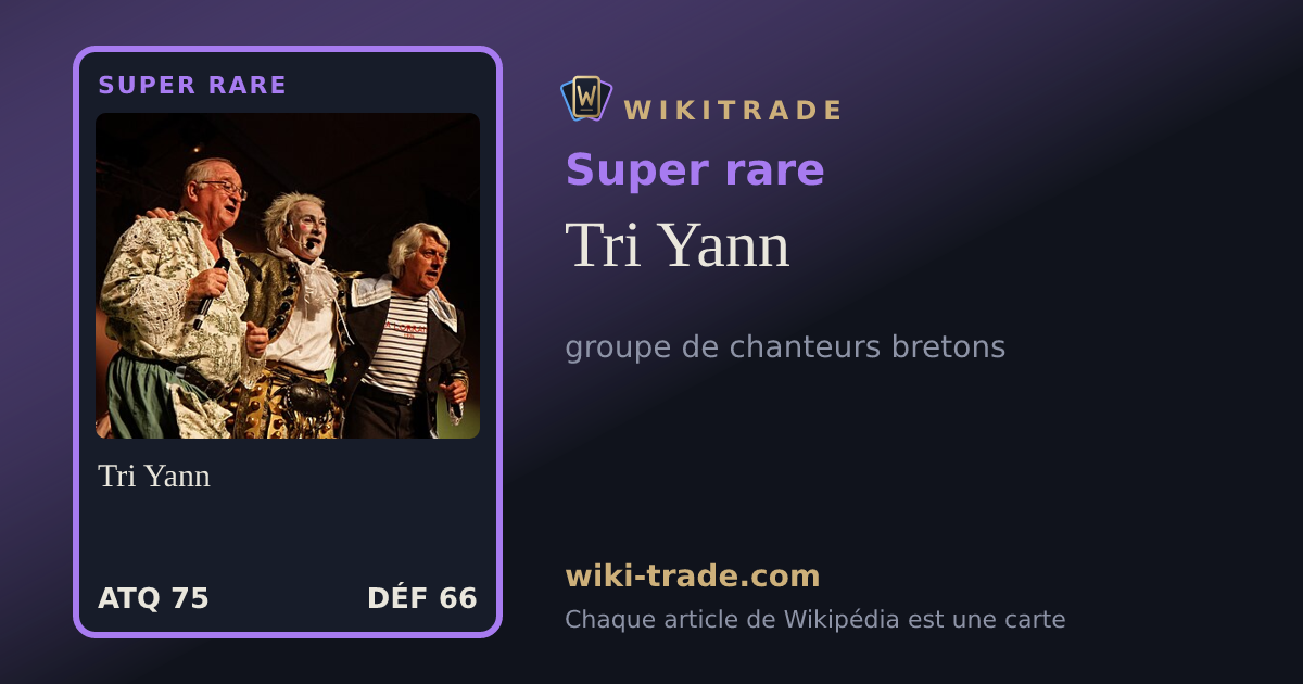 Tri Yann — carte Super rare