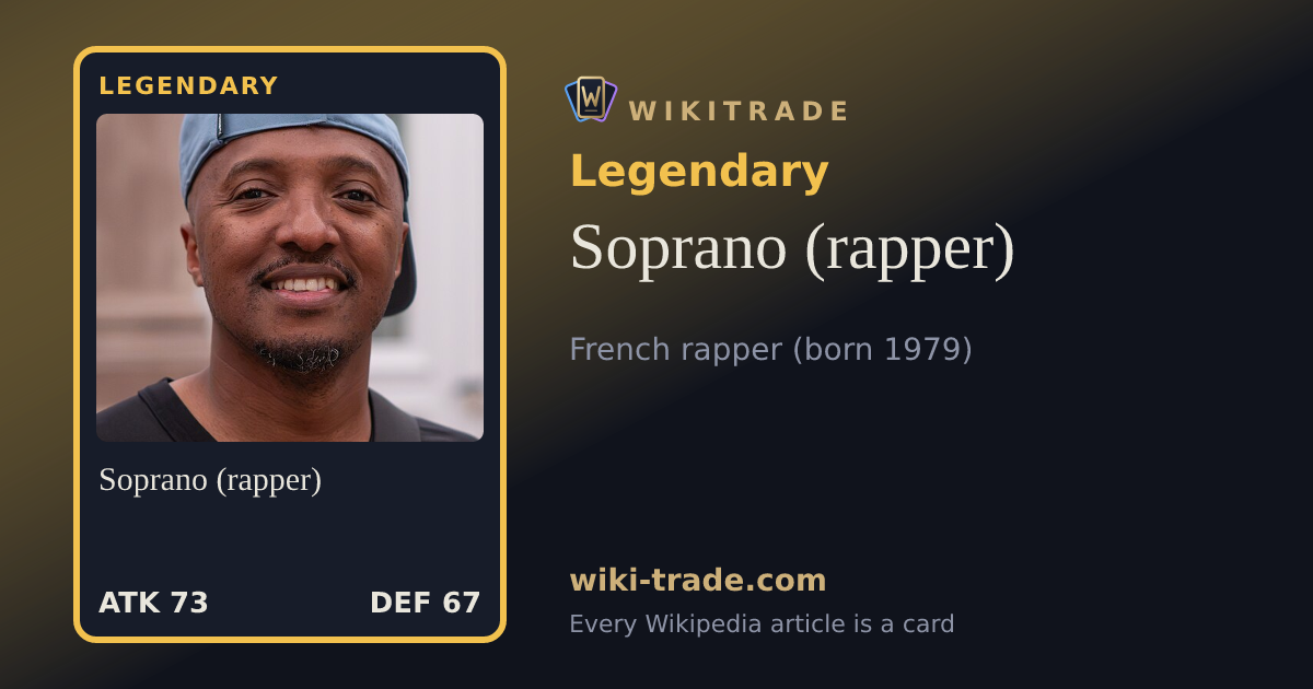 Soprano (rapper) — Legendary card