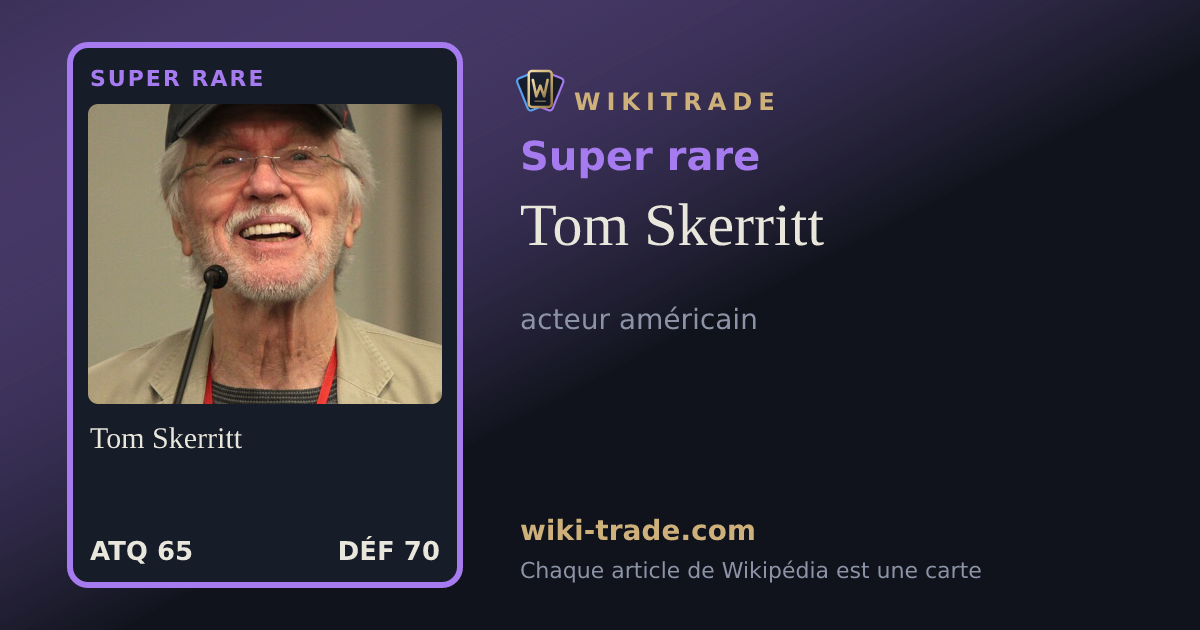 Tom Skerritt — carte Super rare