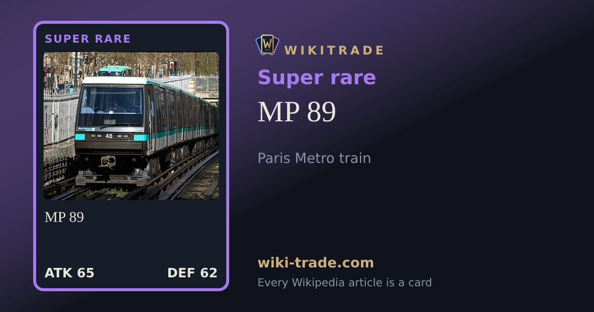 MP 89 — Super rare card